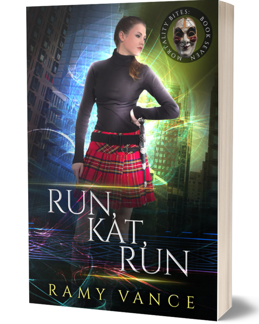 Mortality Bites Book 7: Run, Kat, Run (Paperback, Hardback)